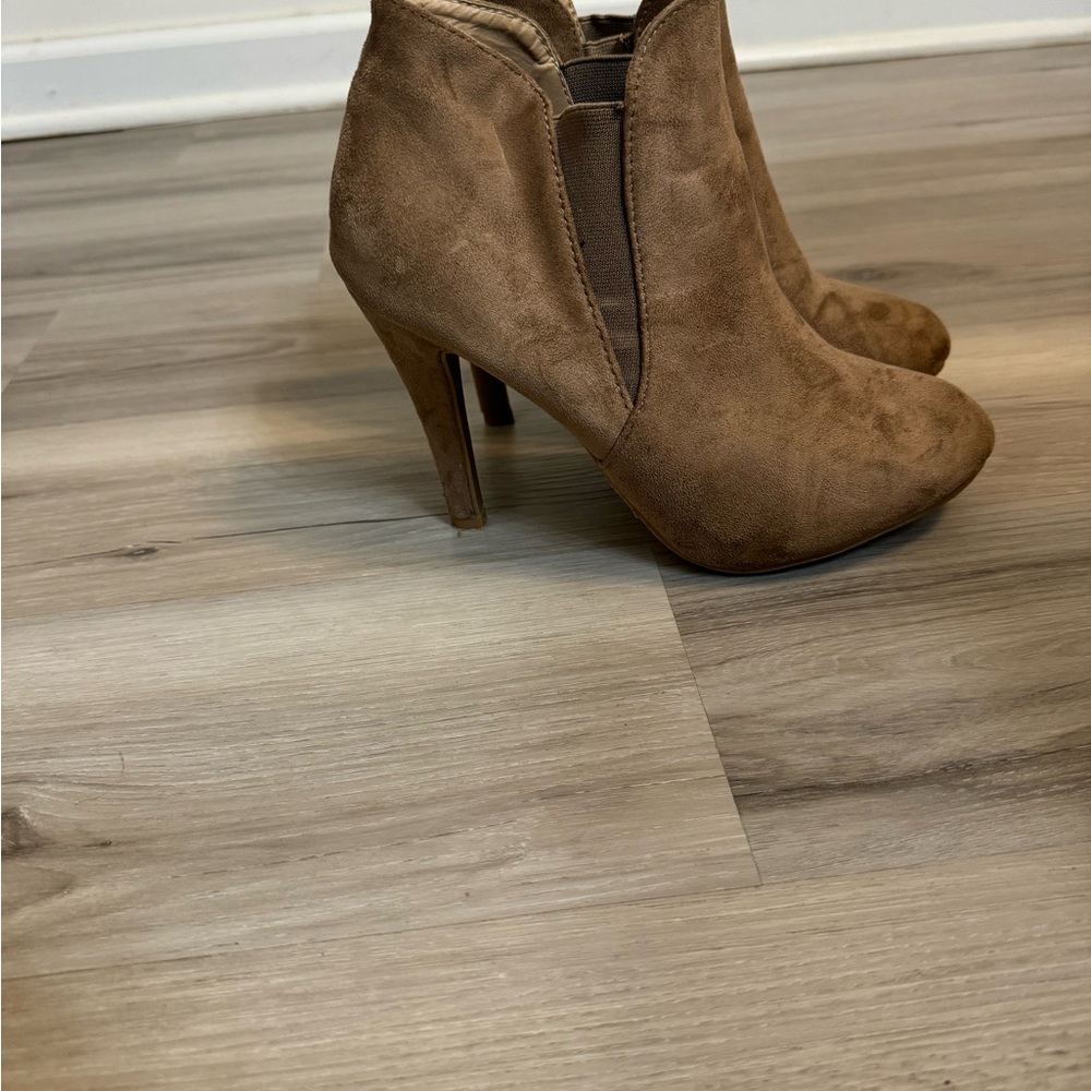 Brown Suede Ankle Boots